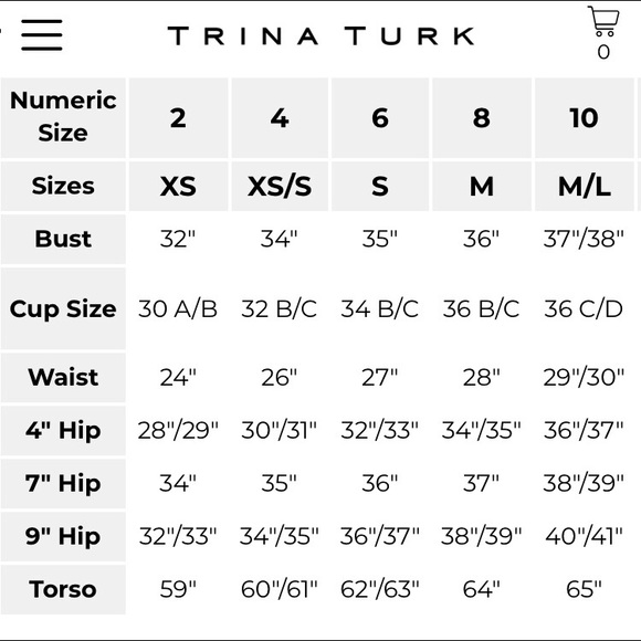 NWT Trina Turk reversible swimsuit. Size 8. Resort wear Swim and Spa collection - Picture 10 of 10